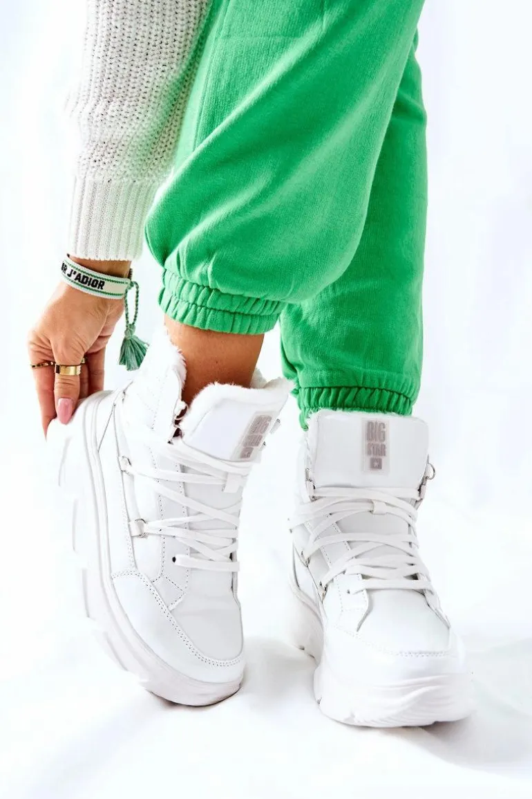 Śniegowce Ocieplane Big Star II274463 Białe