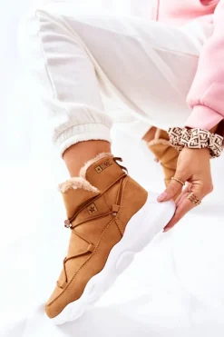 Śniegowce Ocieplane Big Star II274266 Camel