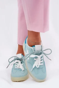 Niskie Buty Sportowe Damskie W Panterkę Miętowe Zelevelis