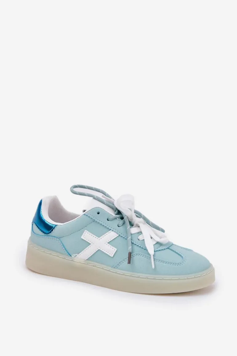 Niskie Buty Sportowe Damskie W Panterkę Miętowe Zelevelis