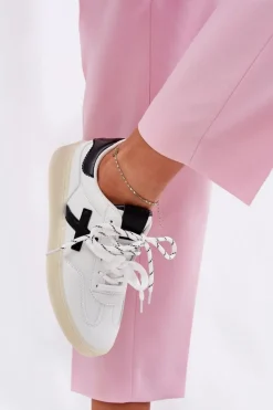 Niskie Buty Sportowe Damskie Białe Zelevelis