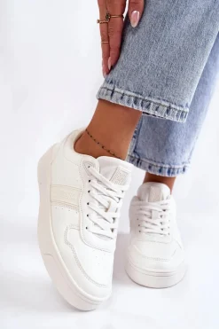 Niskie Buty Sportowe Memory Foam System Big Star KK274259 Białe