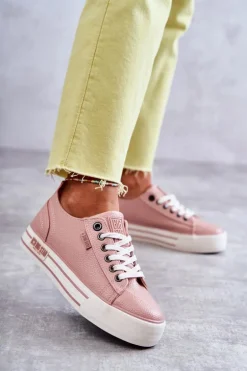 Niskie Damskie Trampki Big Star KK274016 Różowe