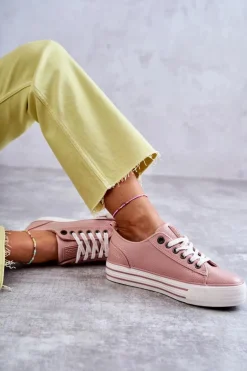 Niskie Damskie Trampki Big Star KK274016 Różowe