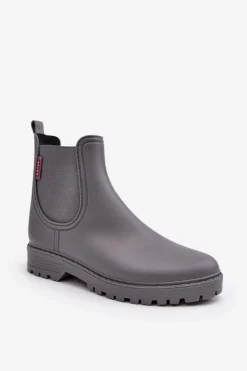 Niskie Kalosze Damskie Szare Birella