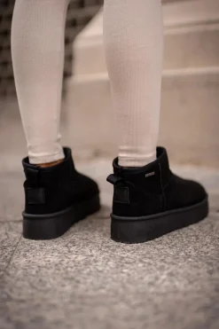 Niskie Śniegowce Na Platformie Big Star OO274A099 Czarne