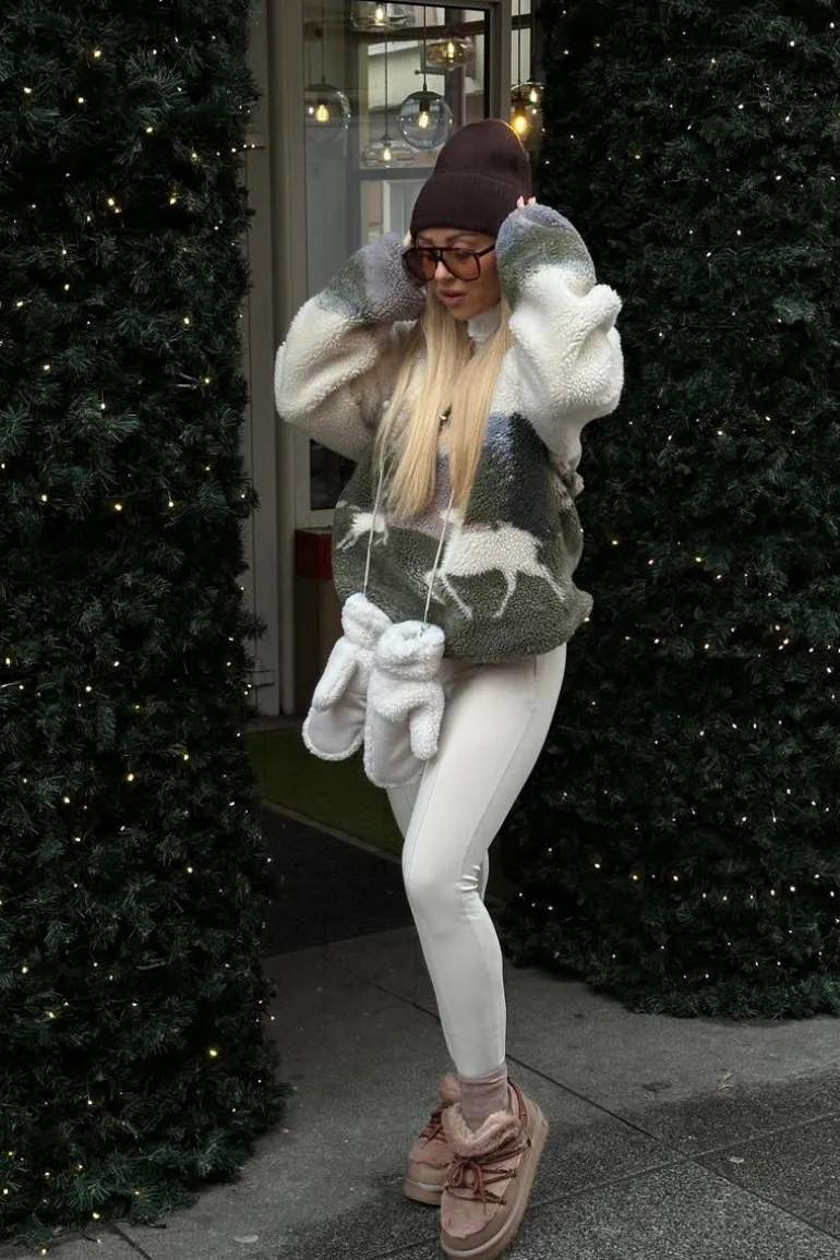 Niskie Śniegowce Na Platformie Z Futerkiem D.Franklin DFSH370011 Brązowe