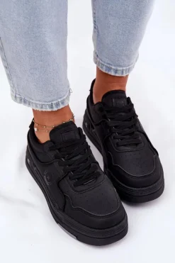 Niskie Sneakersy Damskie Big Star RR274A311 HI-POLY SYSTEM Czarne