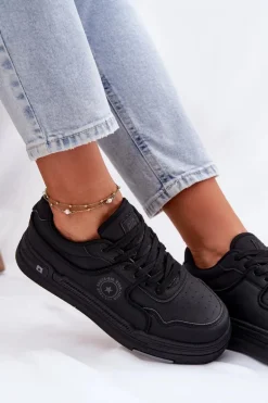 Niskie Sneakersy Damskie Big Star RR274A311 HI-POLY SYSTEM Czarne