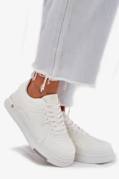 Niskie Sneakersy Damskie Big Star RR274A310 HI-POLY SYSTEM Białe