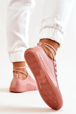 Niskie Tenisówki Big Star JJ274005 Ciemnoróżowe