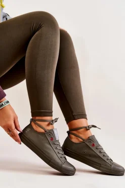 Niskie Tenisówki Big Star JJ274004 Khaki