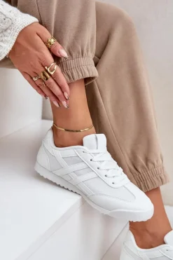 Niskie Tenisówki Trampki Damskie Białe Eezore