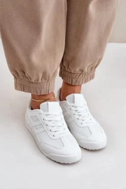 Niskie Tenisówki Trampki Damskie Białe Eezore