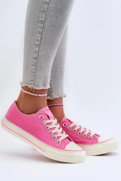 Niskie Trampki Damskie Big Star NN274271 Różowe