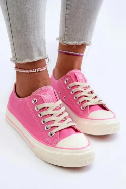 Niskie Trampki Damskie Big Star NN274271 Różowe