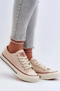 Niskie Trampki Damskie Big Star NN274272 Beżowe