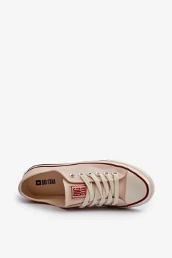 Niskie Trampki Damskie Big Star NN274272 Beżowe