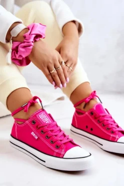 Niskie Trampki Damskie Big Star JJ274A005 Fuksja