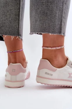 Niskie Trampki Damskie Big Star NN274868 Różowe