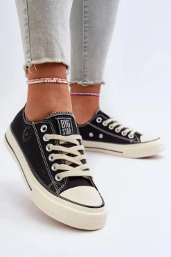 Niskie Trampki Damskie Big Star NN274269 Czarne