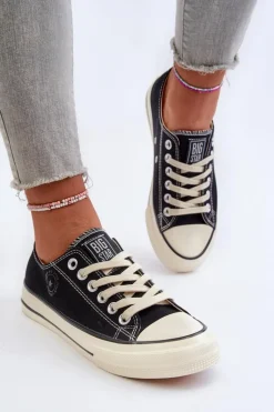 Niskie Trampki Damskie Big Star NN274269 Czarne