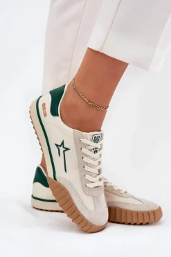 Niskie Trampki Damskie Big Star NN274867 Beżowe