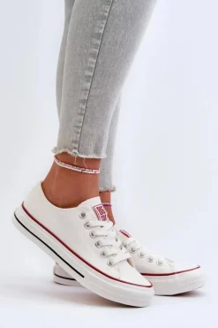 Niskie Trampki Damskie Big Star NN274274 Białe