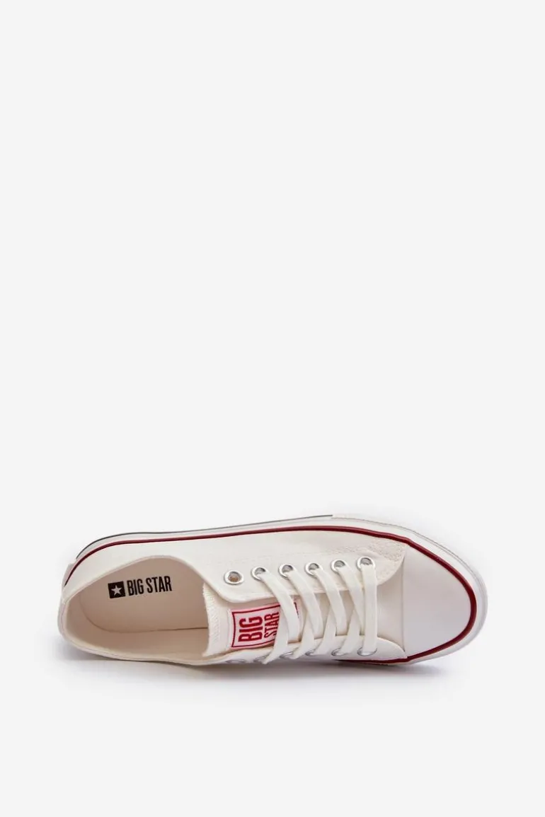 Niskie Trampki Damskie Big Star NN274274 Białe