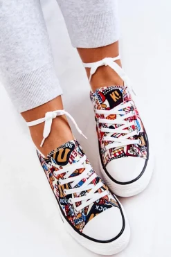 Niskie Trampki Logowane Multikolor Desiree