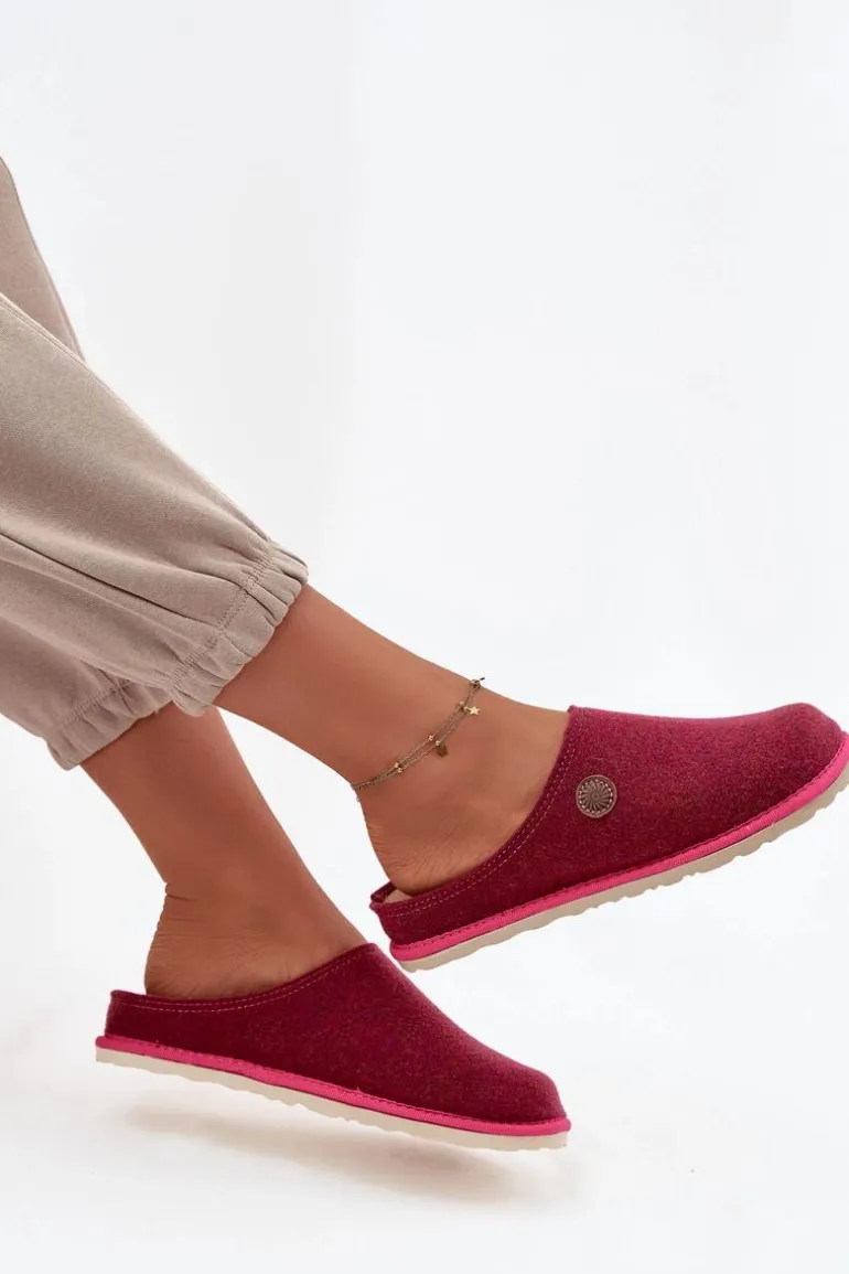 Obuwie Domowe Kapcie Damskie Inblu CS000047 Różowe