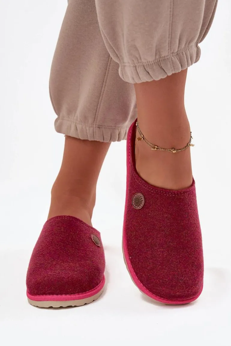 Obuwie Domowe Kapcie Damskie Inblu CS000047 Różowe