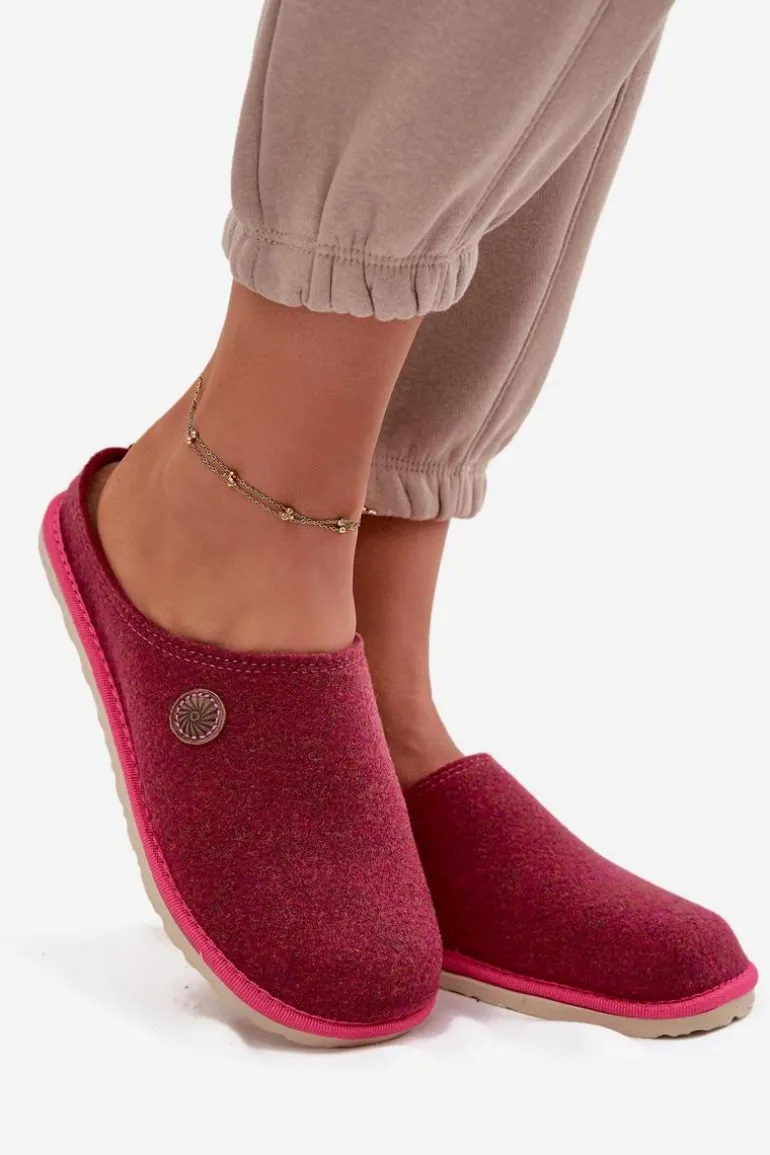 Obuwie Domowe Kapcie Damskie Inblu CS000047 Różowe