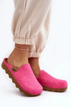 Obuwie Domowe Kapcie Damskie Profilaktyczne Inblu DK000011 Fuksja