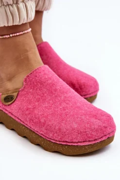 Obuwie Domowe Kapcie Damskie Profilaktyczne Inblu DK000011 Fuksja