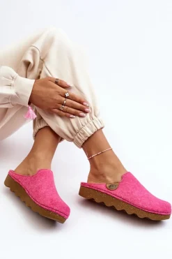 Obuwie Domowe Kapcie Damskie Profilaktyczne Inblu DK000011 Fuksja