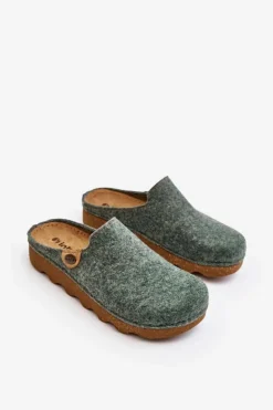 Obuwie Domowe Kapcie Damskie Profilaktyczne Inblu DK000011 Zielone