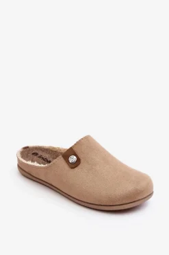 Obuwie Domowe Kapcie Damskie Inblu GF000011 Beżowe