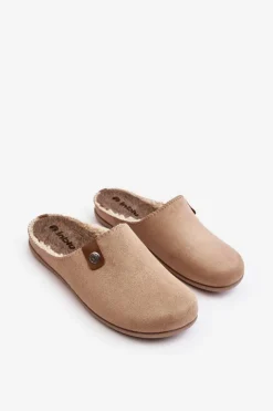 Obuwie Domowe Kapcie Damskie Inblu GF000011 Beżowe