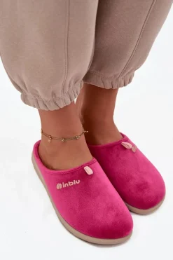 Obuwie Domowe Kapcie Damskie Inblu ET000037 Różowe