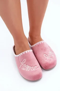 Obuwie Domowe Kapcie Damskie Inblu GF000026 Różowe