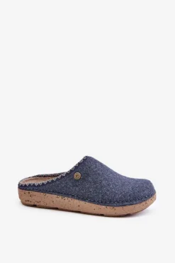 Obuwie Domowe Kapcie Damskie Inblu ED000018 Grnatowe