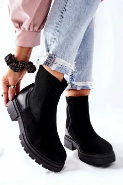 Ocieplane Botki Sztyblety Czarne Prestons