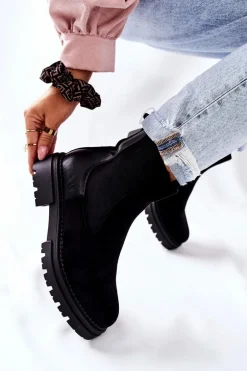 Ocieplane Botki Sztyblety Czarne Prestons