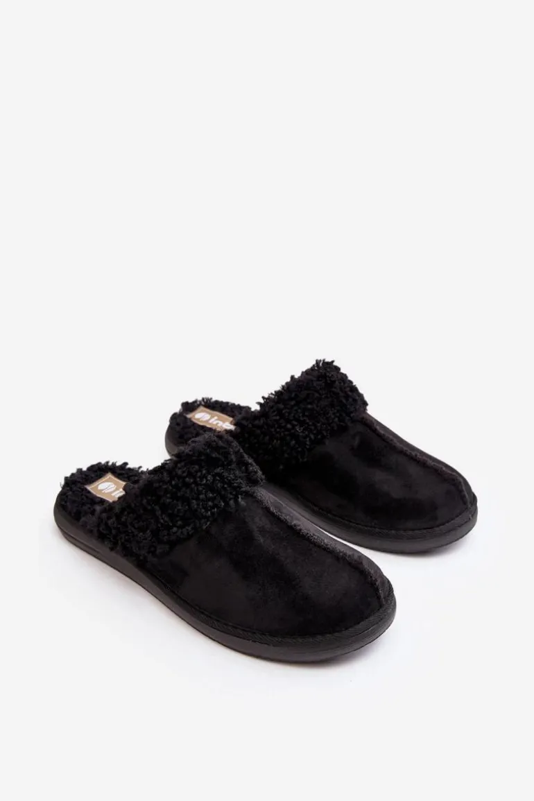 Ocieplane Kapcie Damskie Inblu EK000010 Czarne