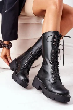 Ocieplane Kozaki Glany Big Star II274115 Czarne