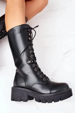 Ocieplane Kozaki Glany Big Star II274115 Czarne