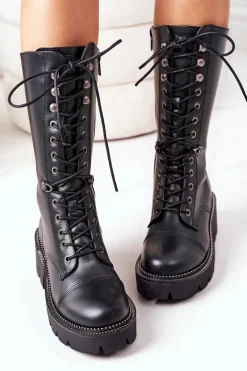 Ocieplane Kozaki Glany Big Star II274115 Czarne