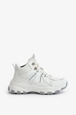 Ocieplane Sneakersy Damskie Big Star OO274A161 Białe