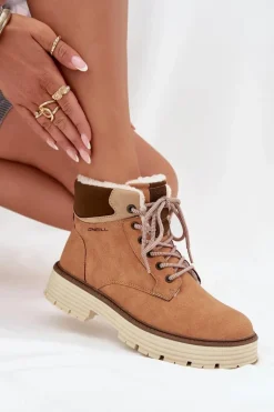 Ocieplane Trapery Damskie O'NEILL BENICIA WOMEN HIGH Camel